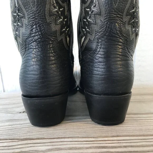 Ariat Buckstitch Bull Shoulder Mens Black Cowboy Western Boots 10.5 D 37423 - Picture 5 of 13